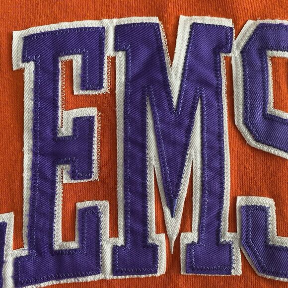 Clemson Orange J America Embroidered Crewneck Sweatshirt. Size XL unisex - Picture 4 of 15